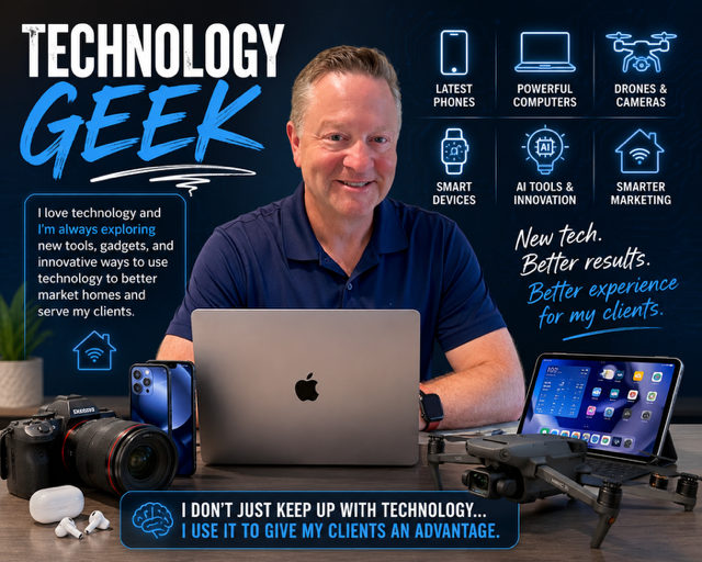 Technology Geek with gadgets