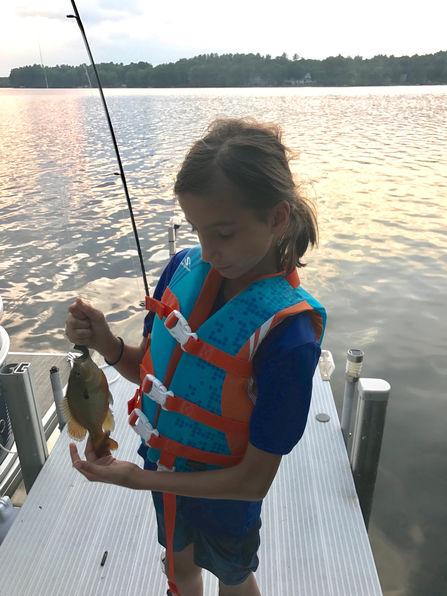 Fishing kid