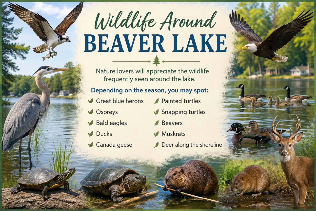 Wildlife on Beaver Lake in Derry NH
