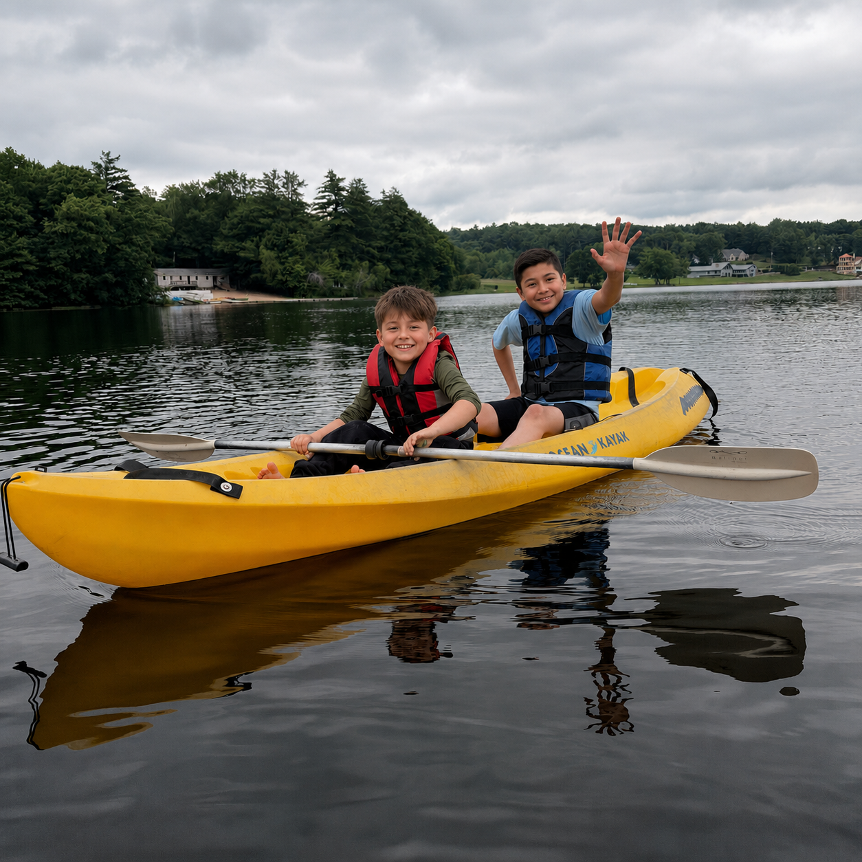 Boating on Captain’s Pond