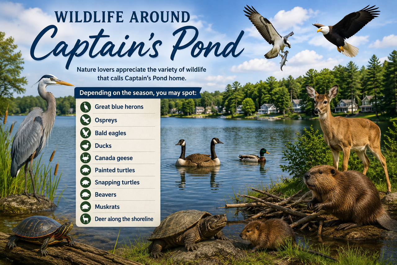 Wildlife on Captain’s Pond
