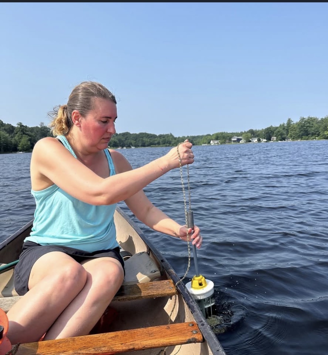 Monitoring the water quality on Captain’s Pond