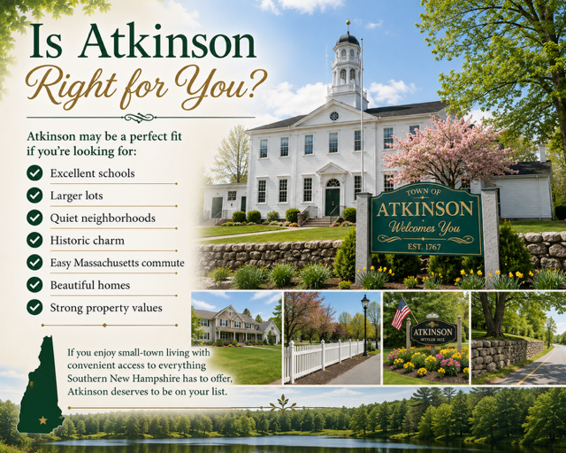 A list of all the community attributes about Atkinson, NH