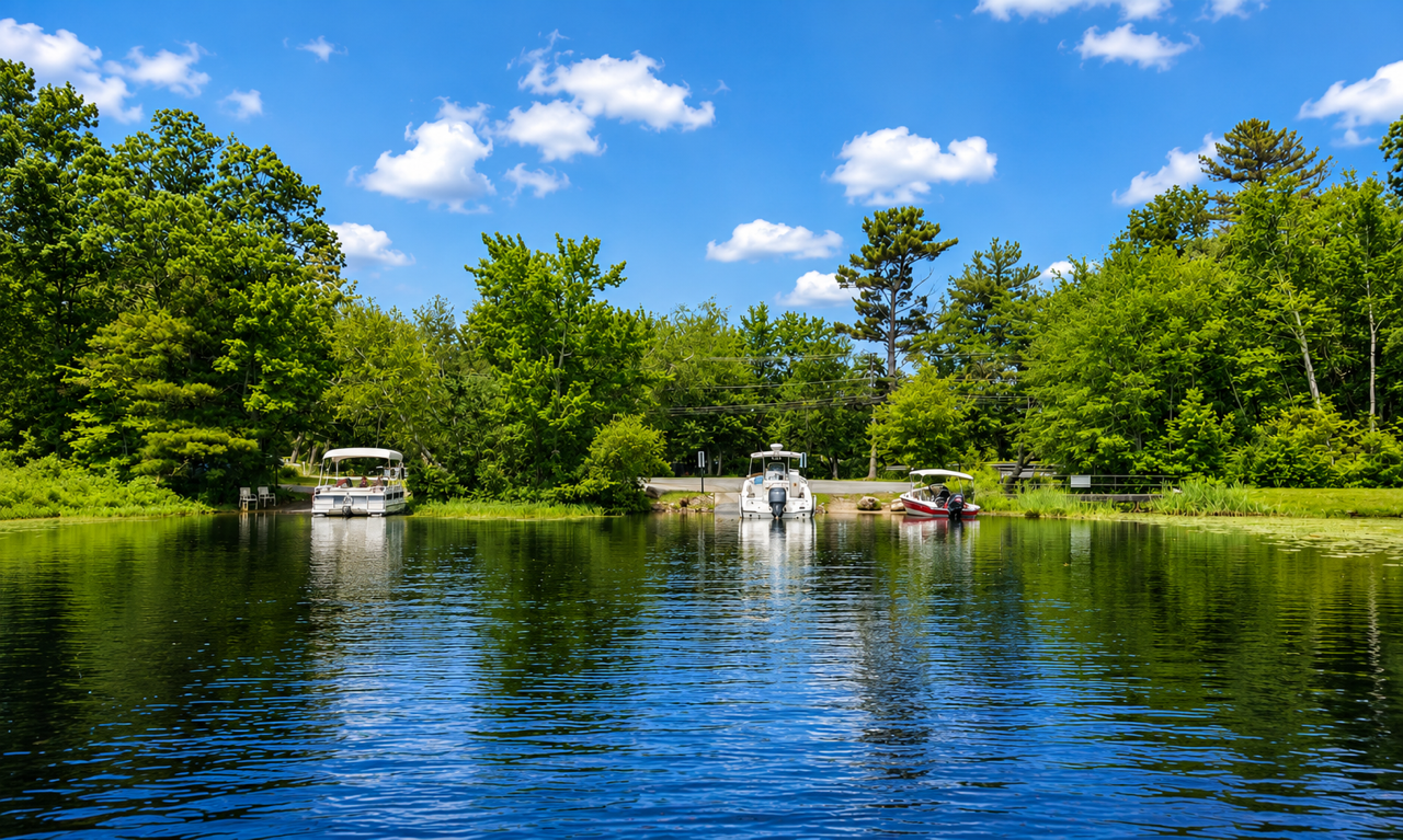Kingston Lake / Great Pond Public boat launch
