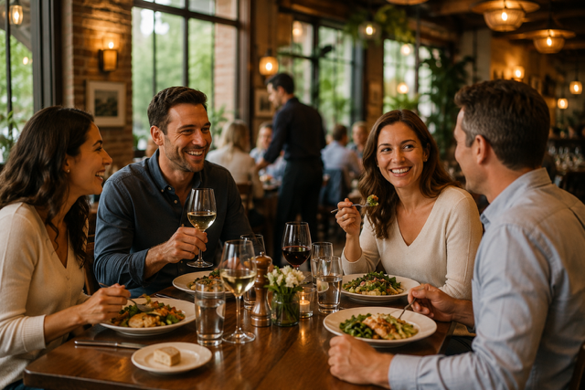 people eating