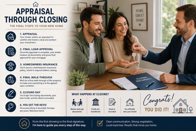 Appraisal through closing