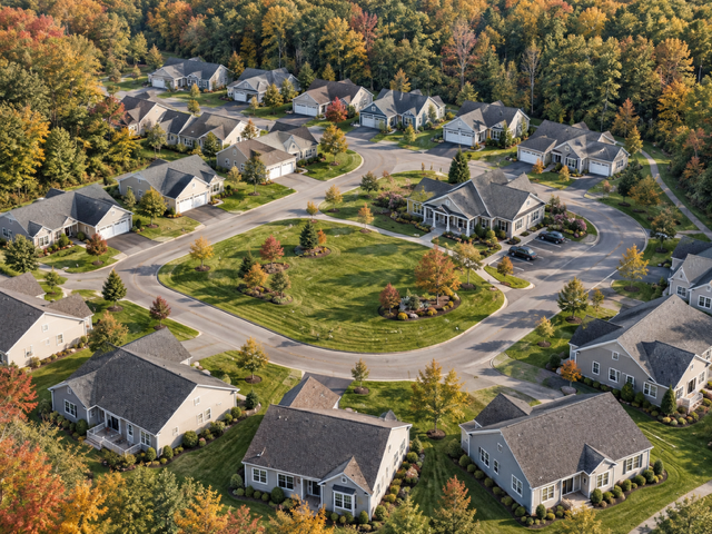 55+ community cul de sac